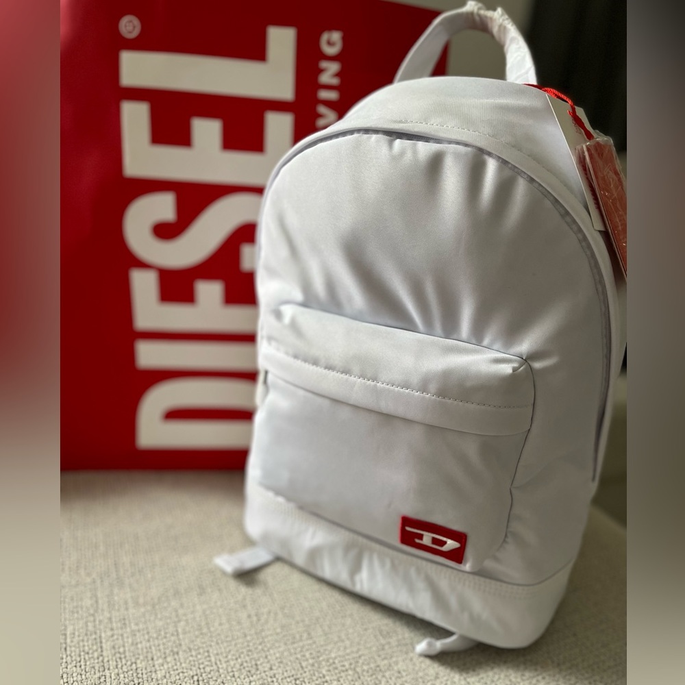 New DIESEL unisex White Farb Backpack